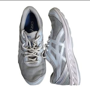 Asics Womens GEL-Sileo [ Mid Grey/Silver ] Running Shoes sz 8